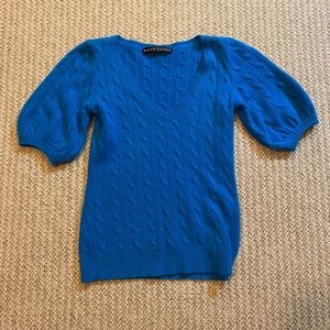 Ralph Lauren Blue Cashmere Sweater